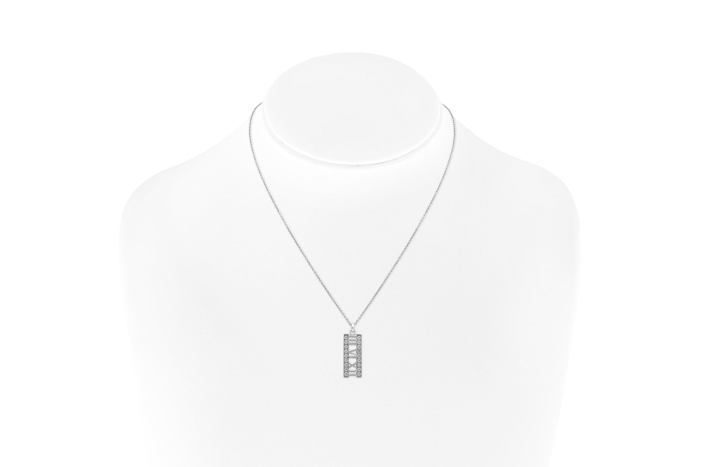 Tiffany & Co. Atlas Romen Numerals Pendant Necklace