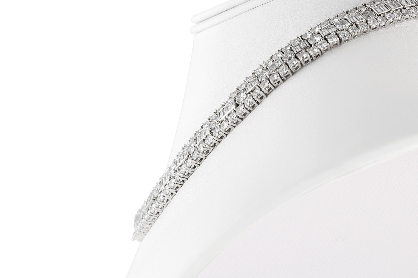 Vintage 1960s David Webb 48.00 Carat Diamond Necklace