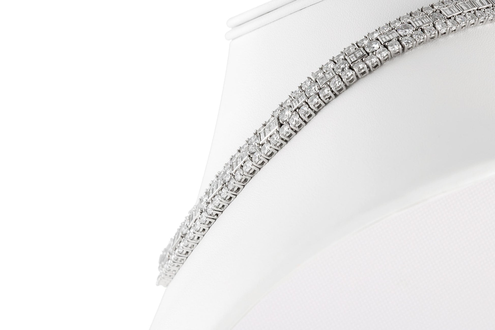 Vintage 1960s David Webb 48.00 Carat Diamond Necklace