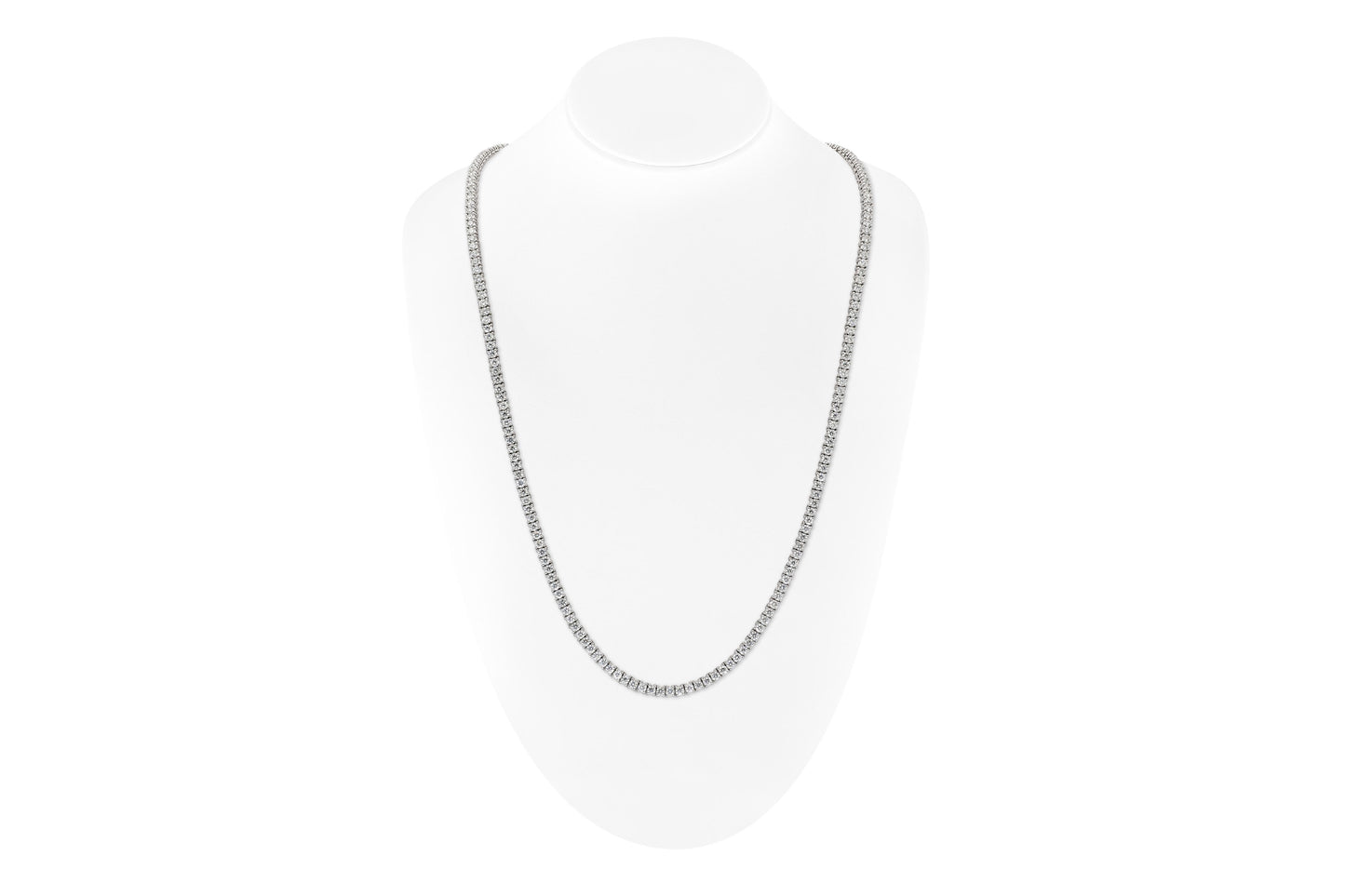 34.00 Carat Diamond Tennis Necklace