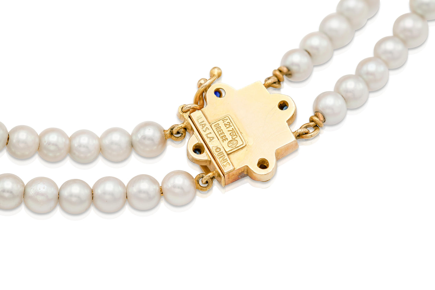 Vintage 1970s Lalaounis Pearl Necklace