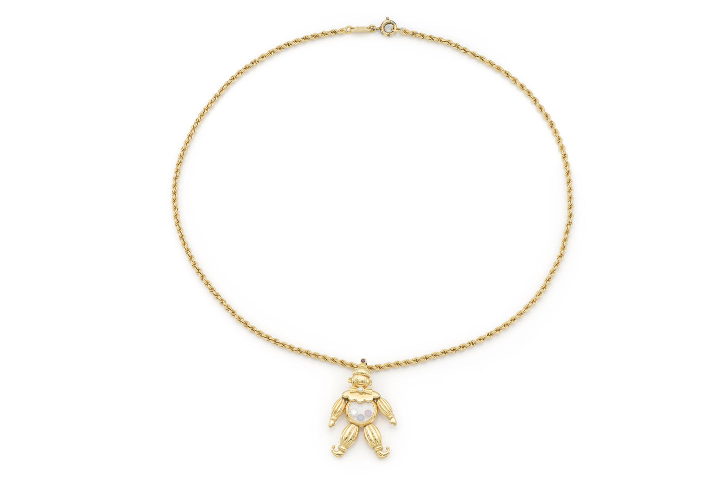 Chopard Happy Diamonds Clown Pendant Necklace
