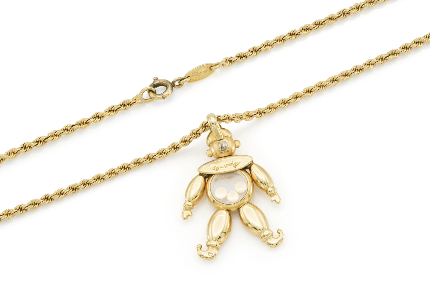 Chopard Happy Diamonds Clown Pendant Necklace