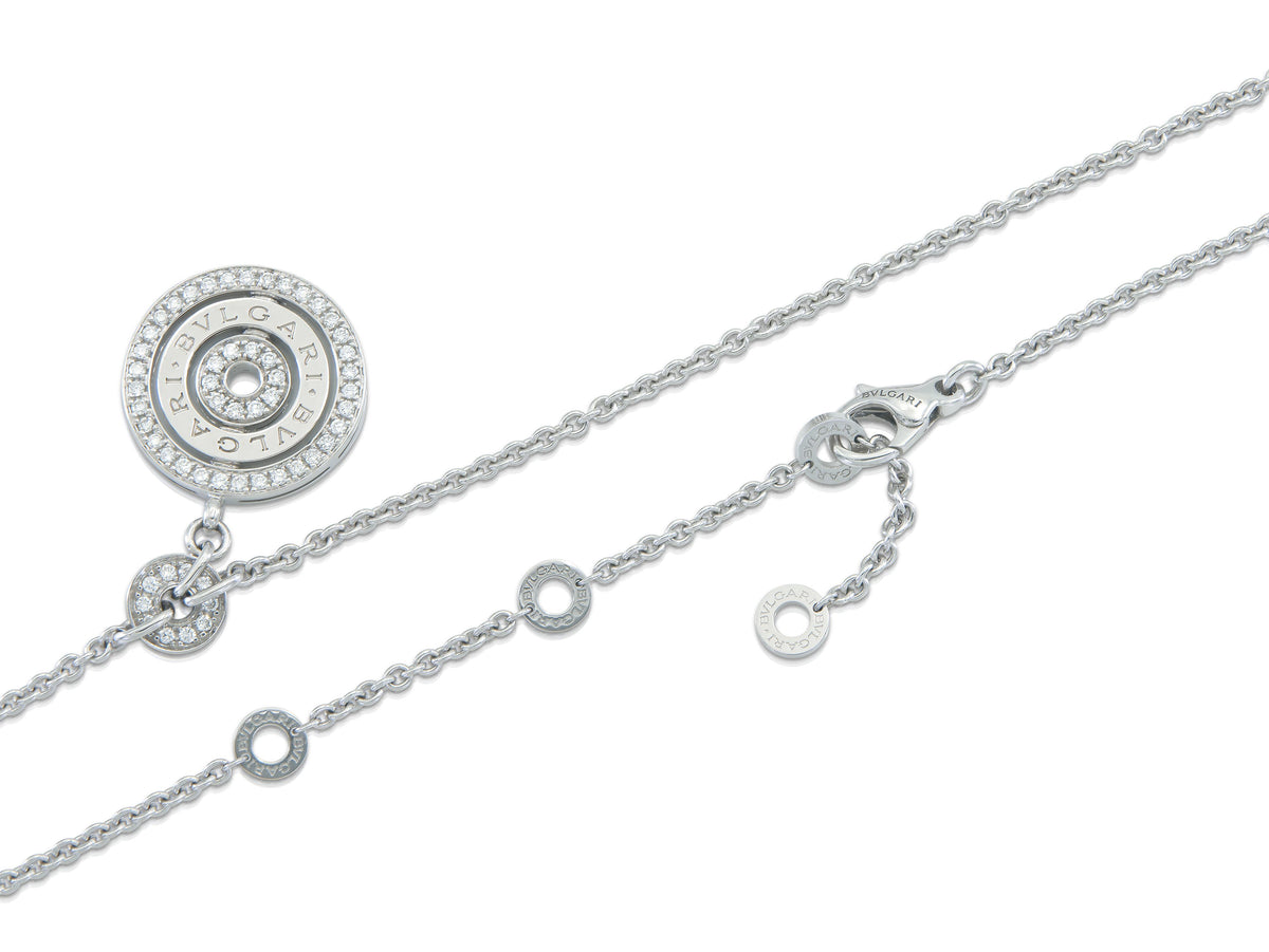 Bvlgari Astrale Cerchi Diamond Pendant Necklace