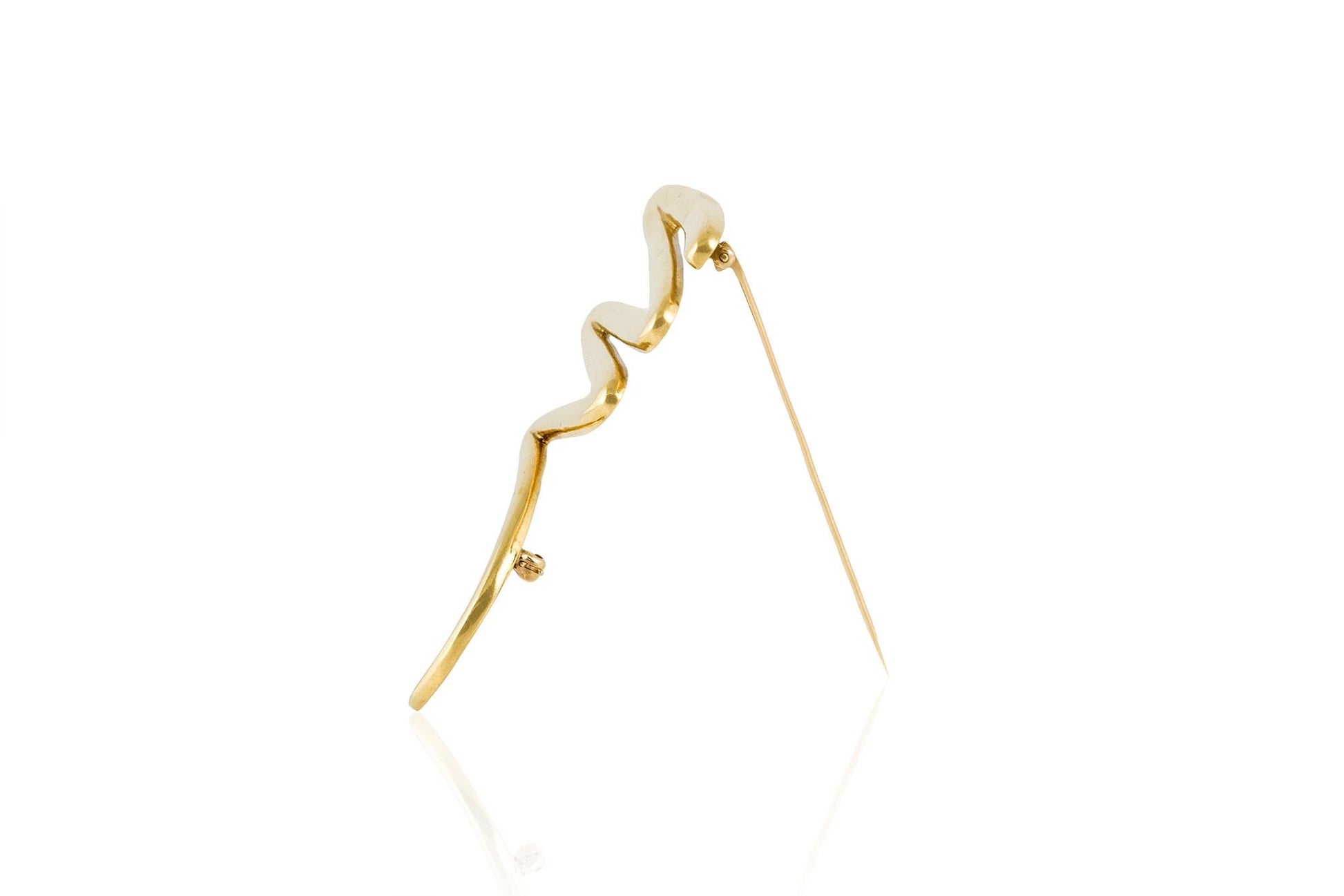 Vintage 1980s Tiffany & Co. Paloma Picasso Large Zig-Zag Brooch