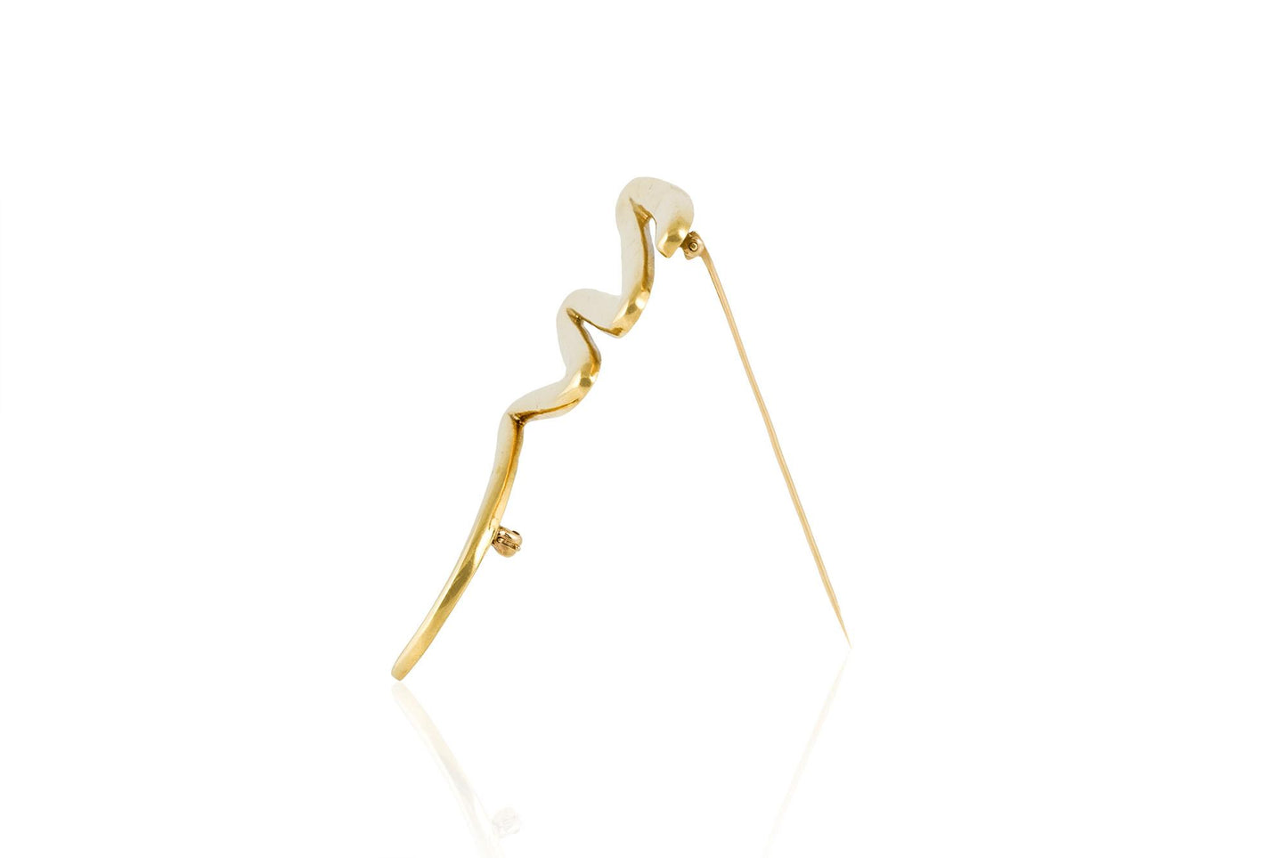 Vintage 1980s Tiffany & Co. Paloma Picasso Large Zig-Zag Brooch