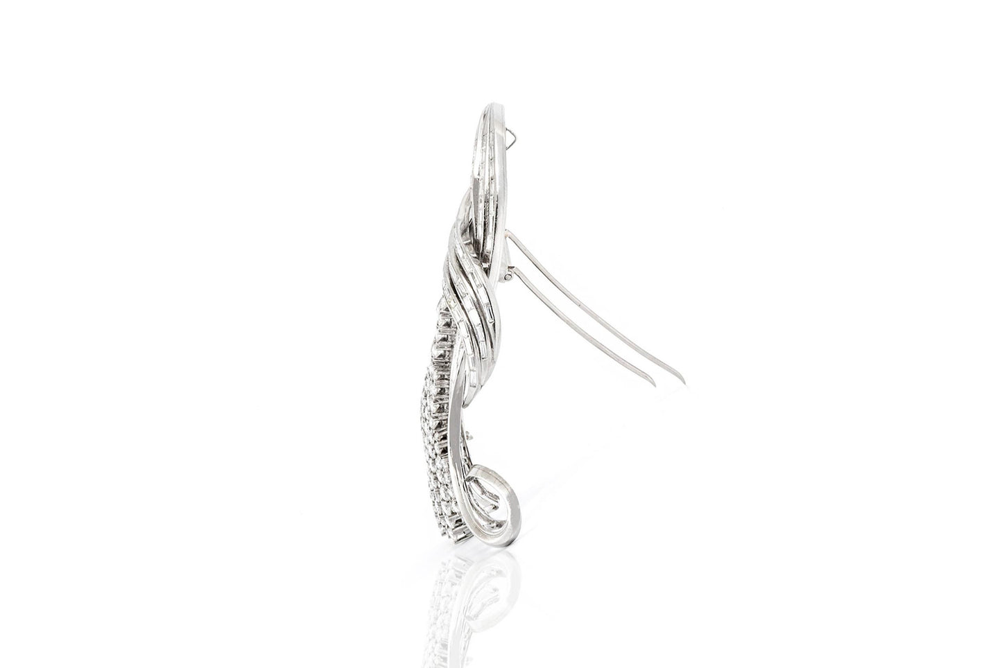 Vintage 1950s 20.00 Carat Diamond Brooch