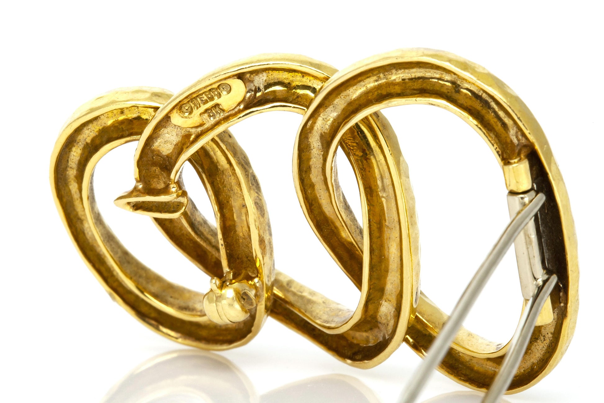 Vintage 1960s David Webb Three Zero Brooch
