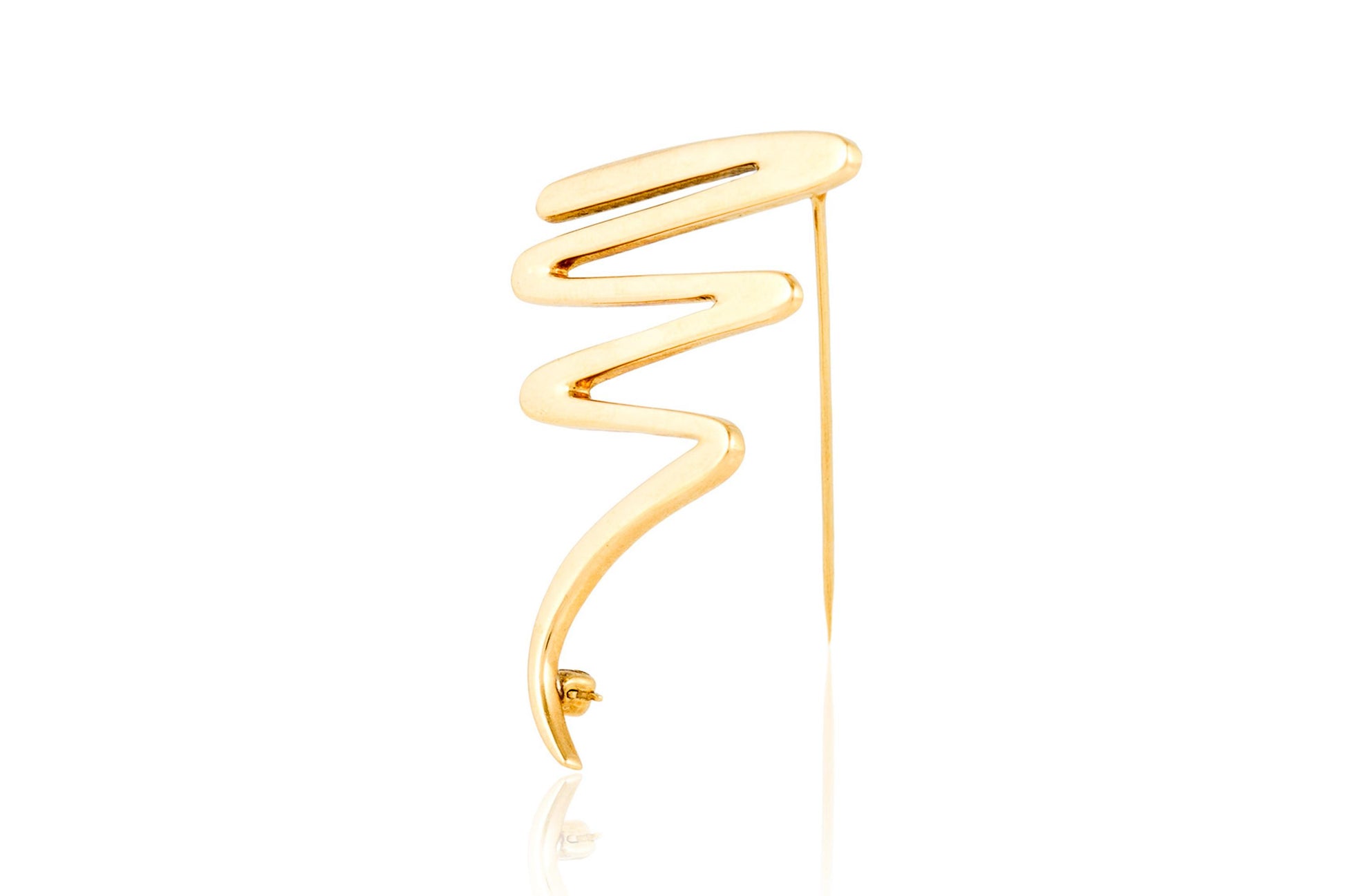 Vintage 1980s Tiffany & Co. Paloma Picasso Small Zig-Zag Brooch