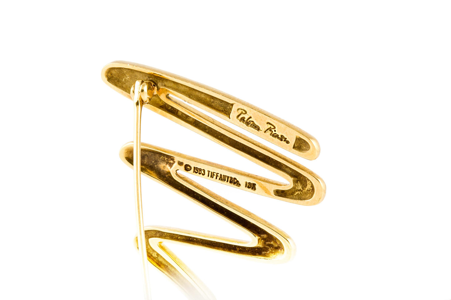 Vintage 1980s Tiffany & Co. Paloma Picasso Small Zig-Zag Brooch