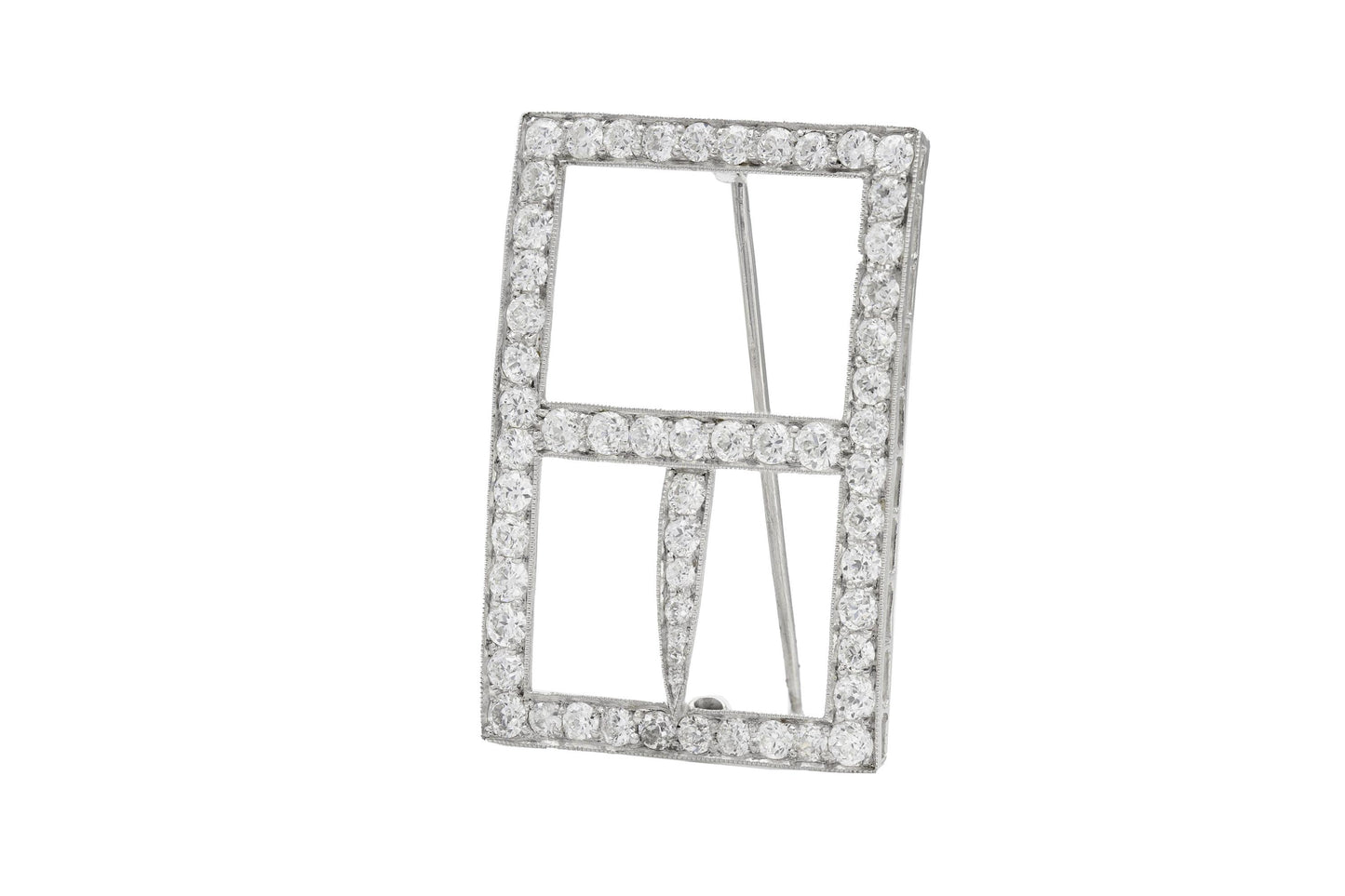 Tiffany & Co. Diamond Buckle Brooch