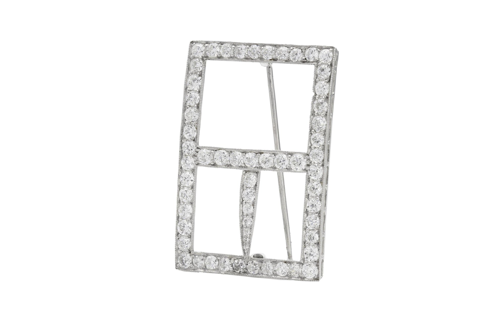Tiffany & Co. Diamond Buckle Brooch