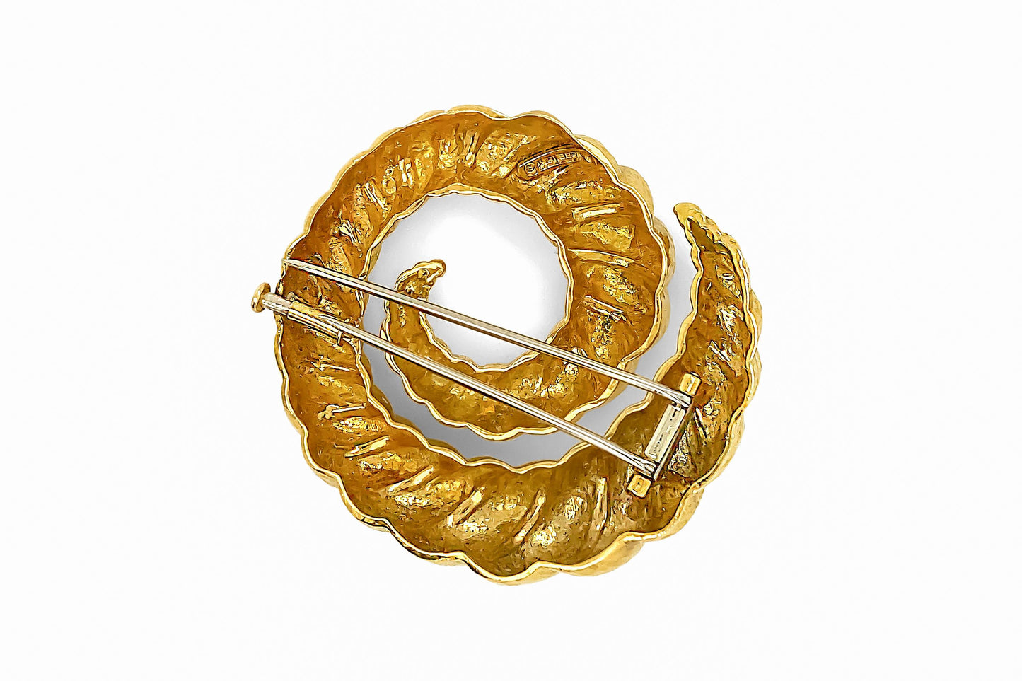Vintage 1960s David Webb Swirl Brooch