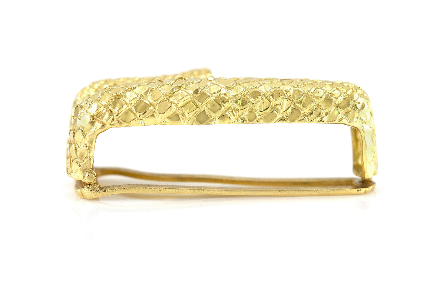 Vintage 1960s David Webb Gold Snake Belt Buckle
