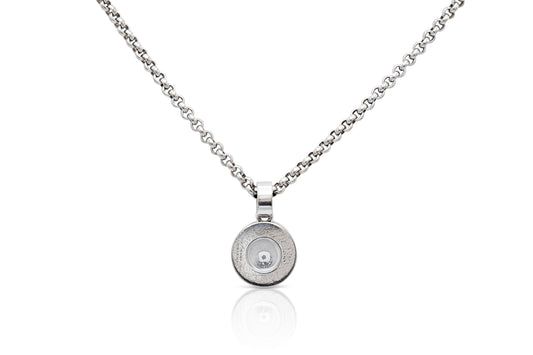 Vintage 1990s Chopard Happy Diamond Pendant Necklace