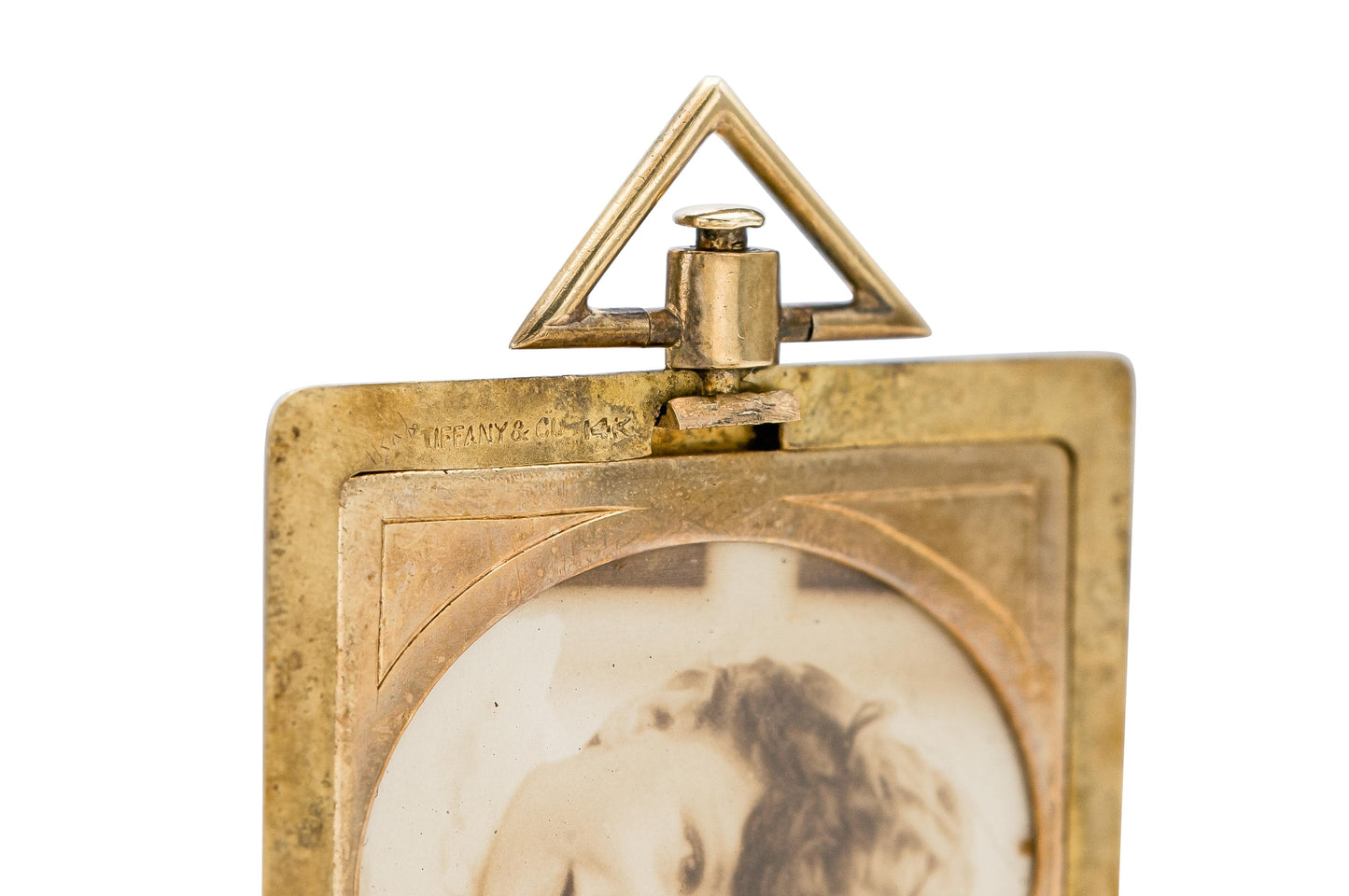 Antique Art Deco 1920s Tiffany & Co. Gold Locket