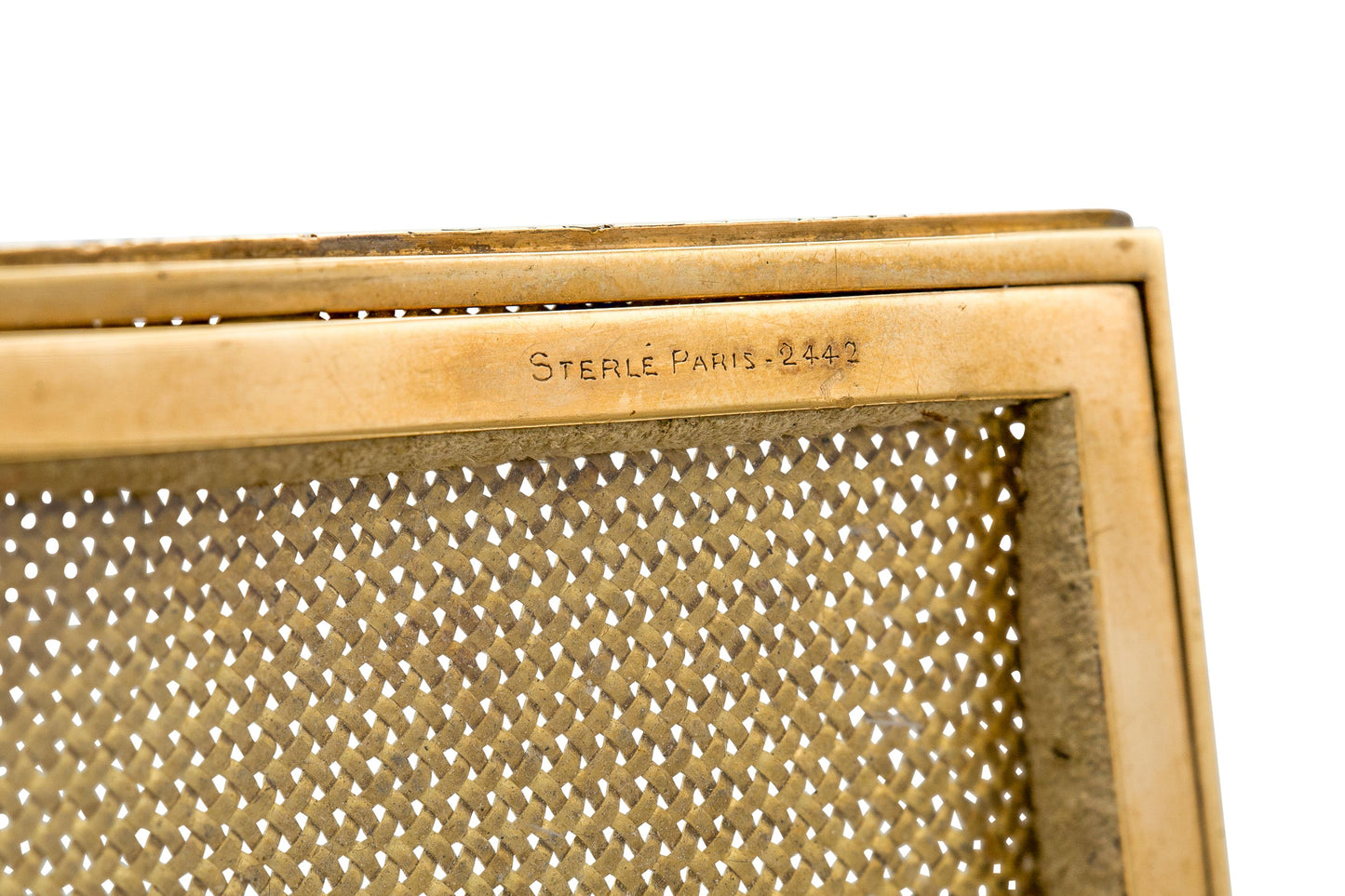 Vintage 1950s Sterle Gold Clutch Bag