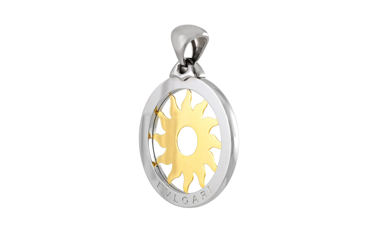 Vintage 1990s Bvlgari Tondo Sun Pendant