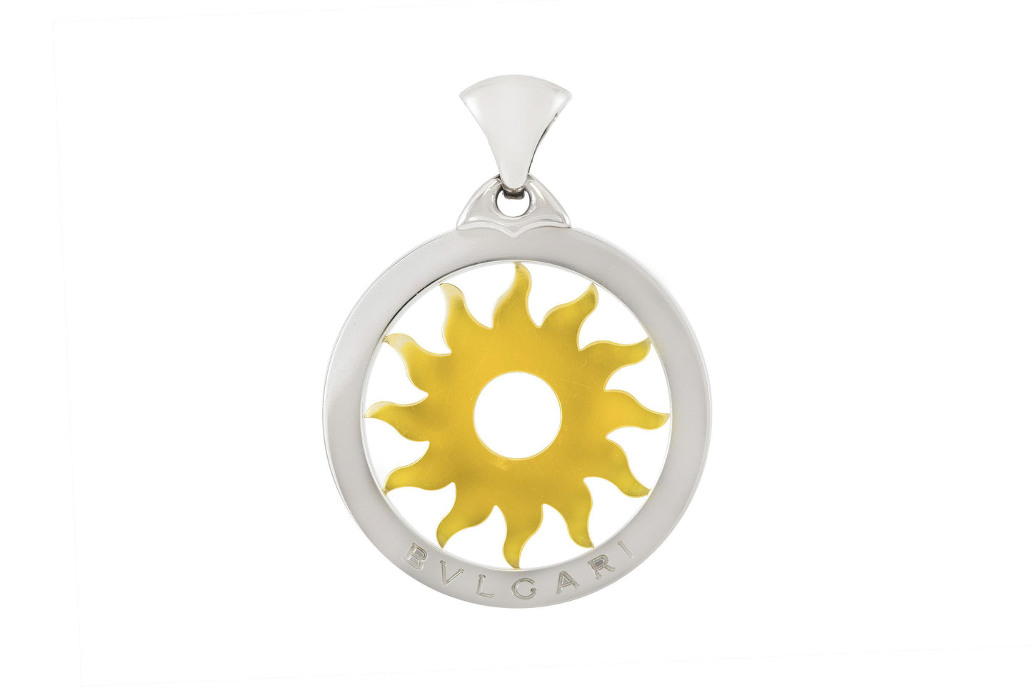 Vintage 1990s Bvlgari Tondo Sun Pendant