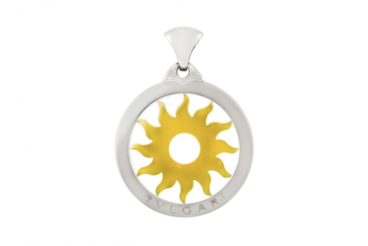 Vintage 1990s Bvlgari Tondo Sun Pendant