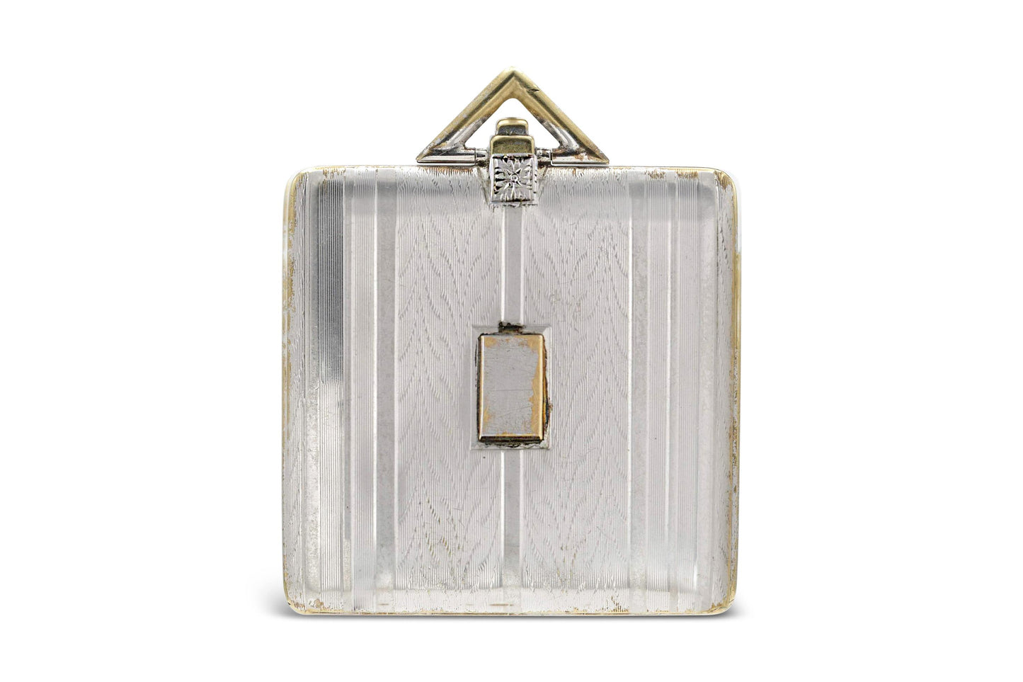 Antique Art Deco 1920s Tiffany & Co. White Gold Locket