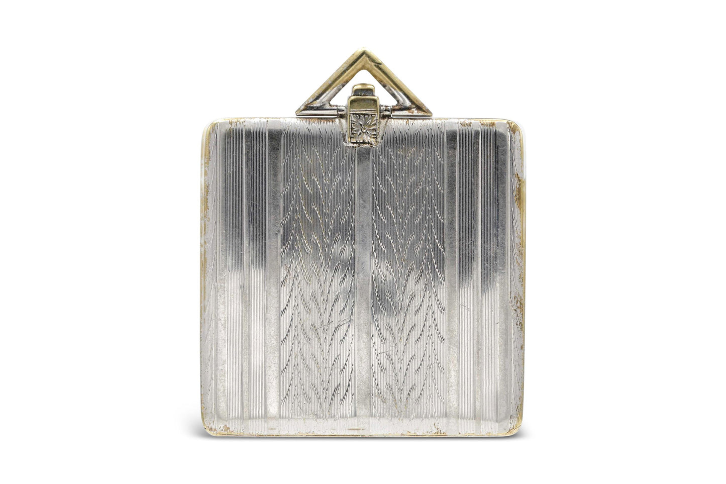 Antique Art Deco 1920s Tiffany & Co. White Gold Locket