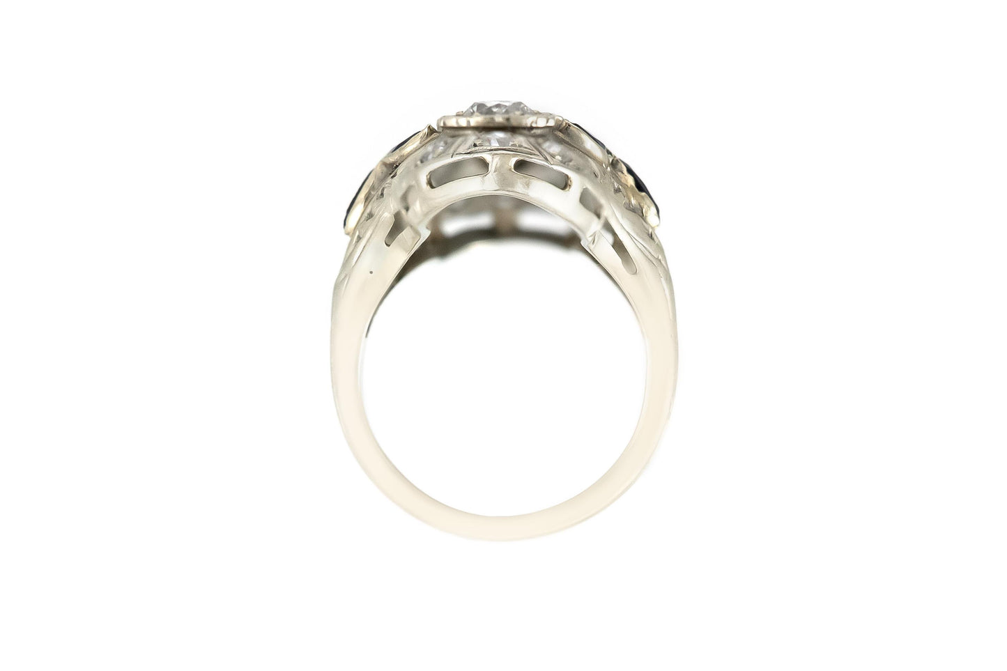 Art Deco 1930s 0.80 Carat Diamond Dinner Ring