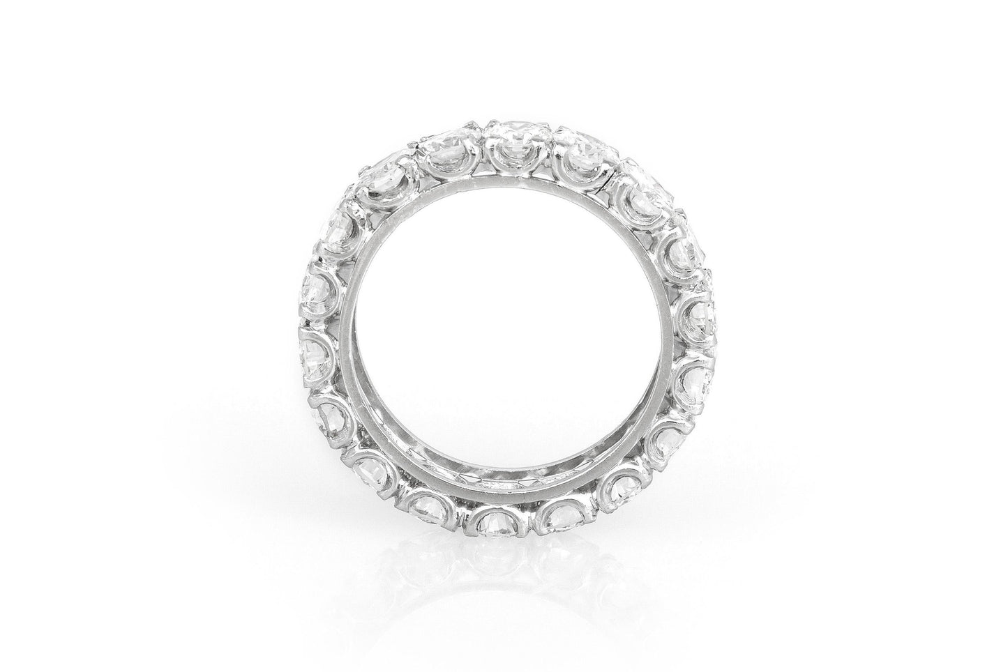 6.20 Carat Round Cut Diamond Eternity Band