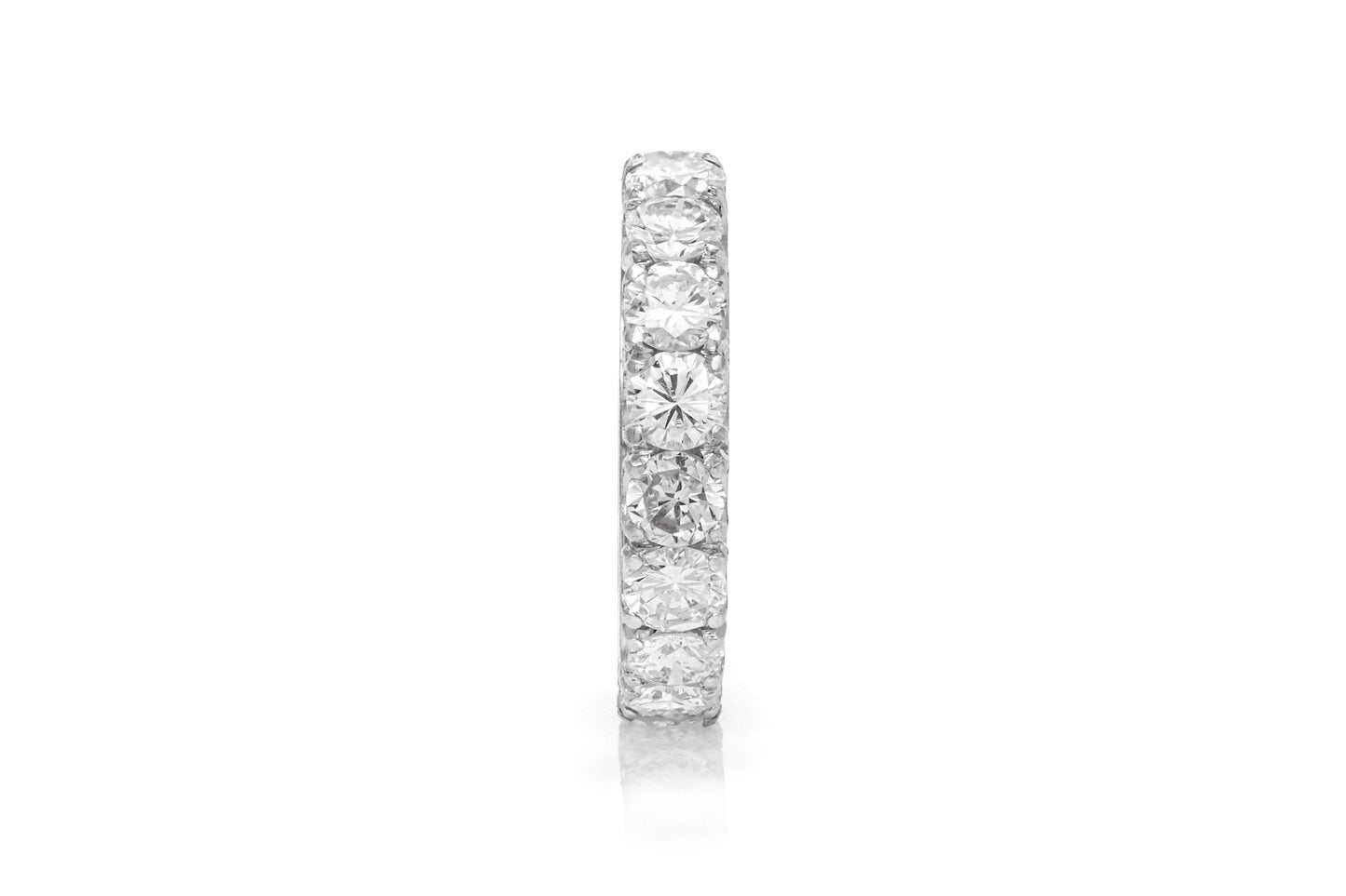 6.20 Carat Round Cut Diamond Eternity Band