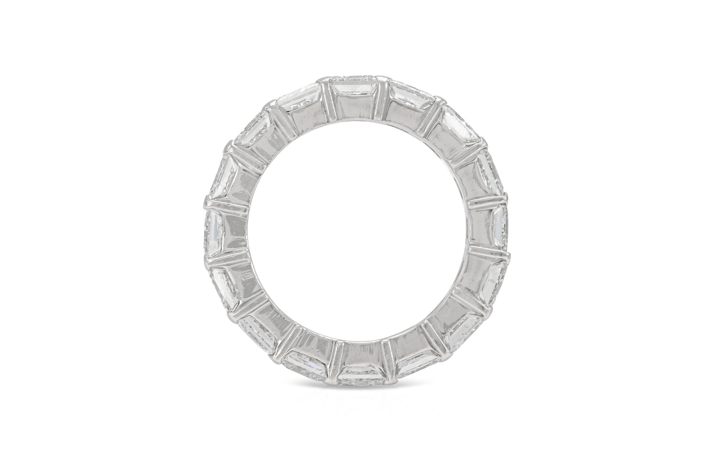 6.00 Carat Princess Cut Diamond Eternity Band