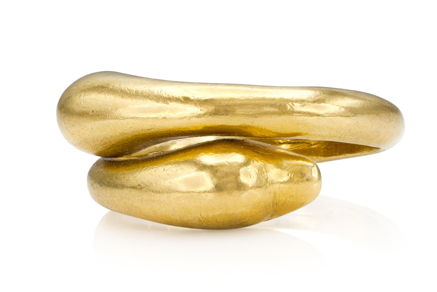 Vintage 1960s Lalaounis Gold Double Headed Duck Ring