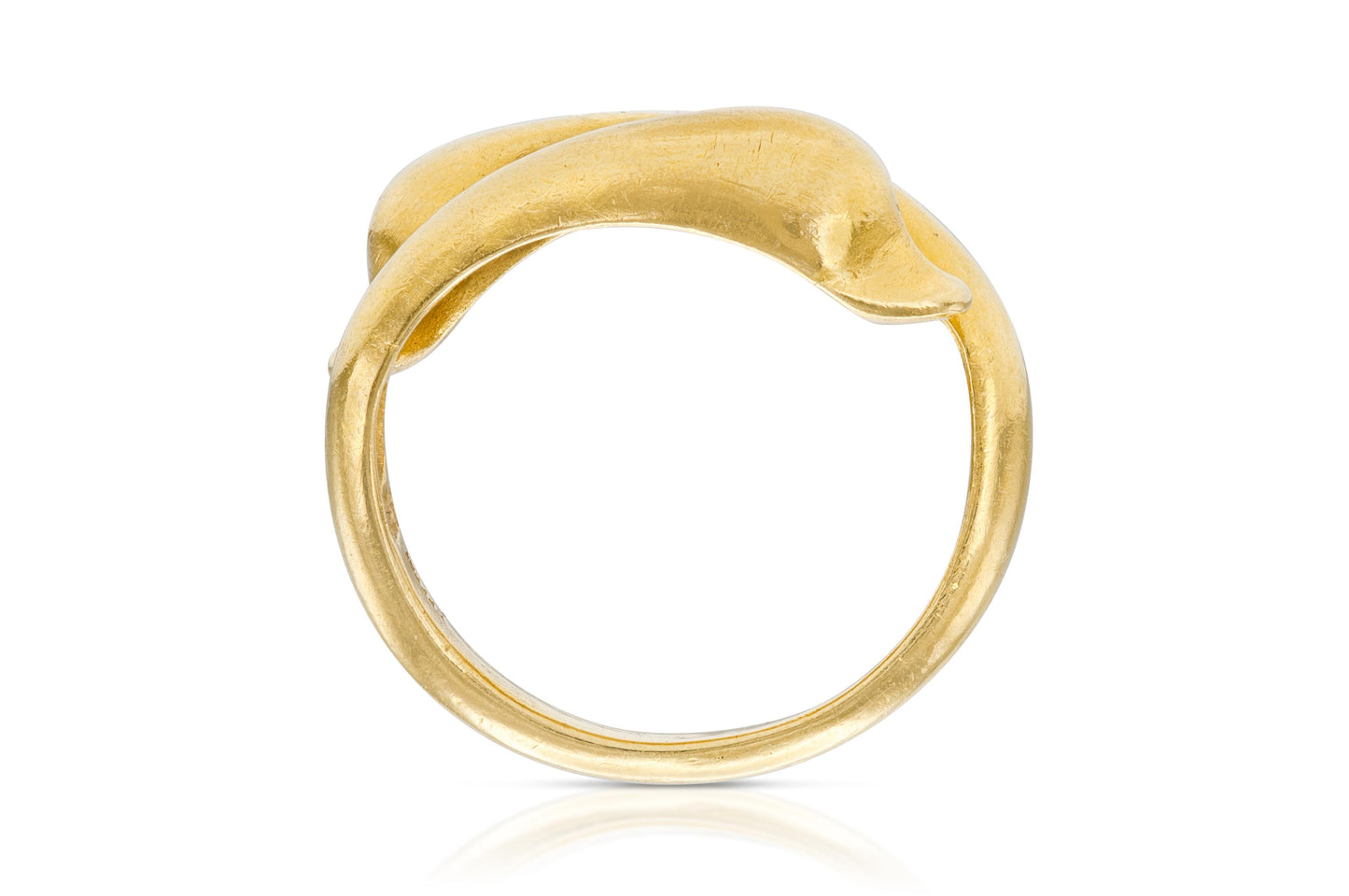 Vintage 1960s Lalaounis Gold Double Headed Duck Ring