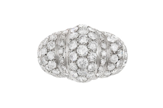 Vintage 1940s 3.50 Carat Diamond Ring