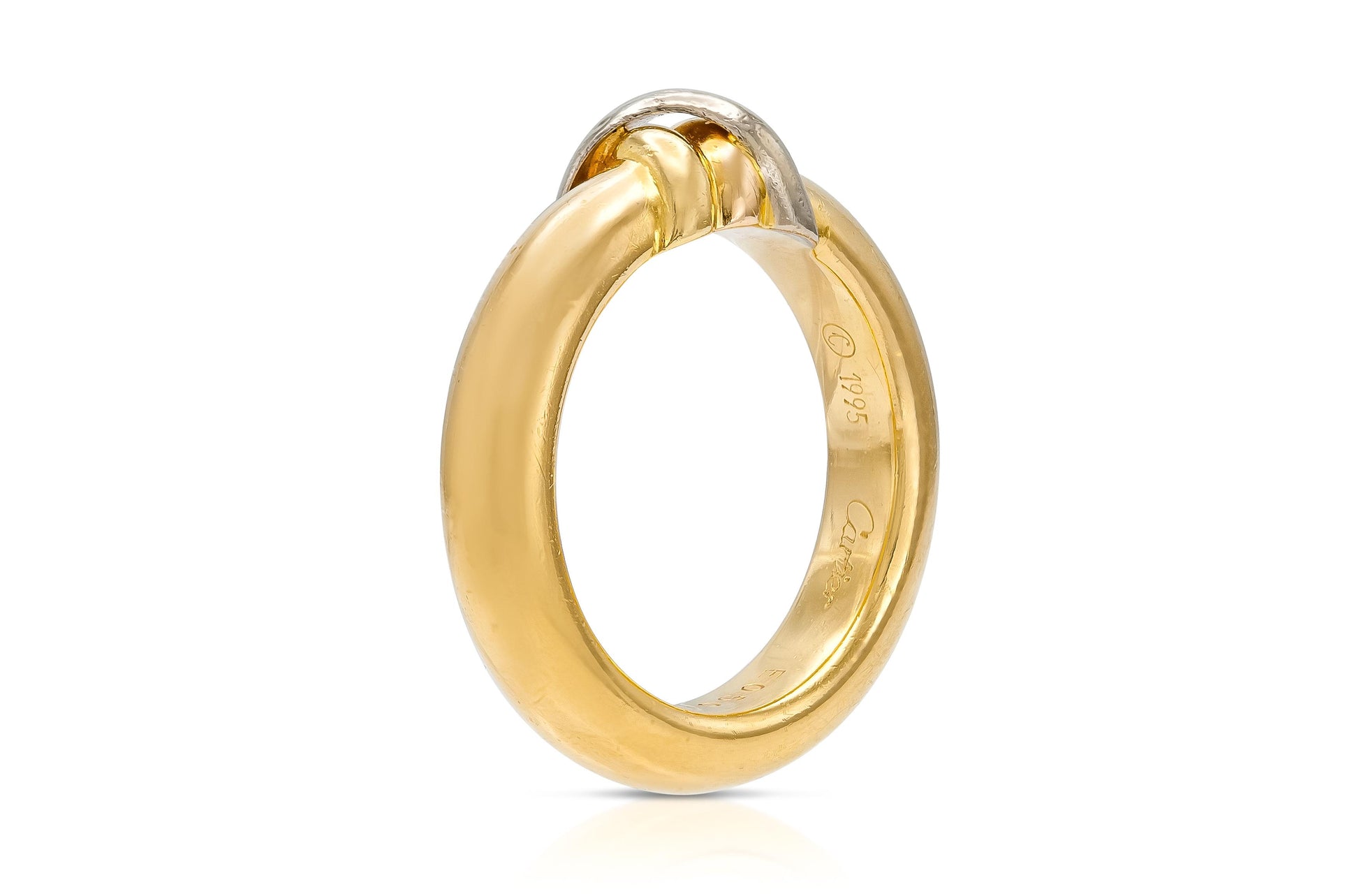 Vintage 1990s Cartier X Trinity Ring