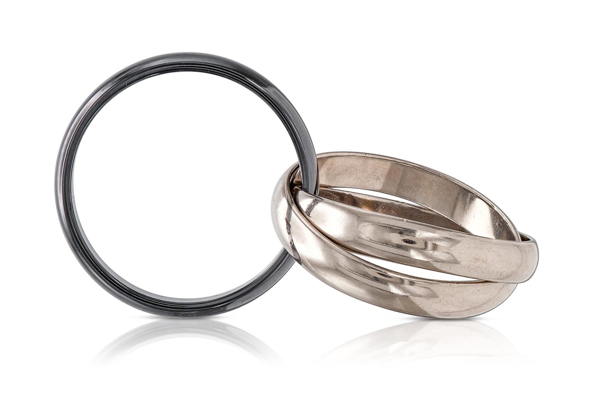 Cartier Ceramic Trinity Ring