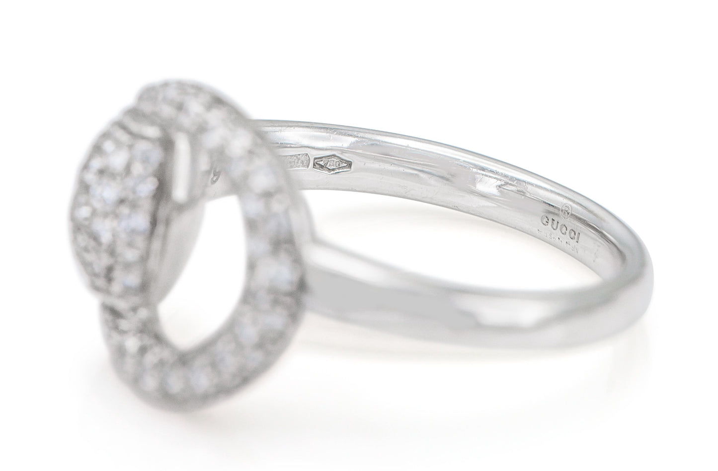 Gucci Horsebit Diamond Ring