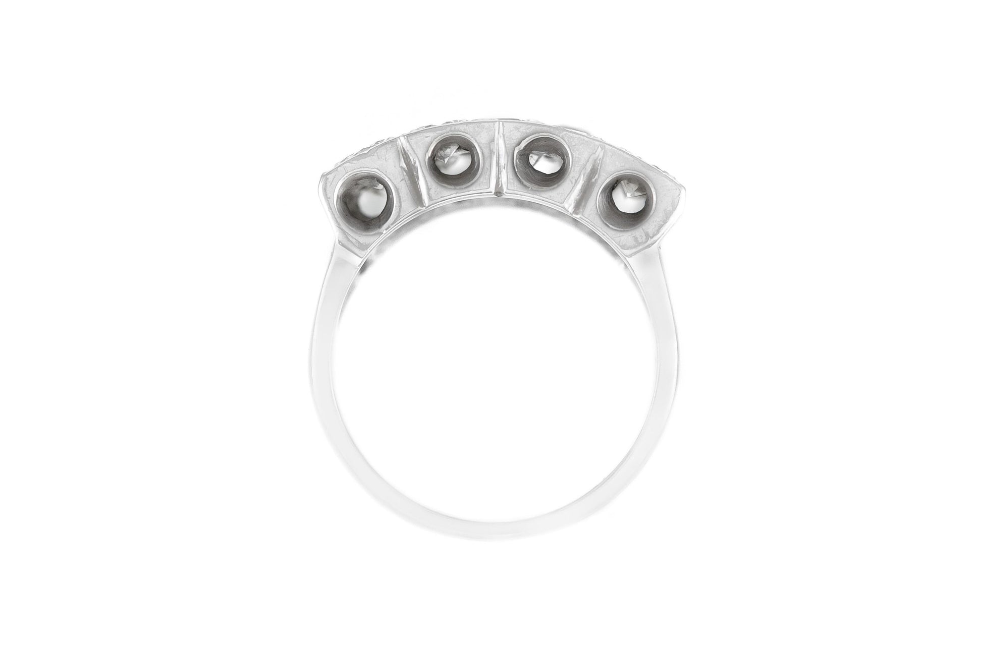 Vintage 1940s 2.50 Carat Diamond Ring