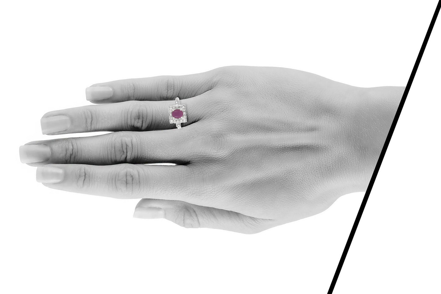 Antique Art Deco 1930s 1.50 Carat Star Ruby Ring with Diamonds