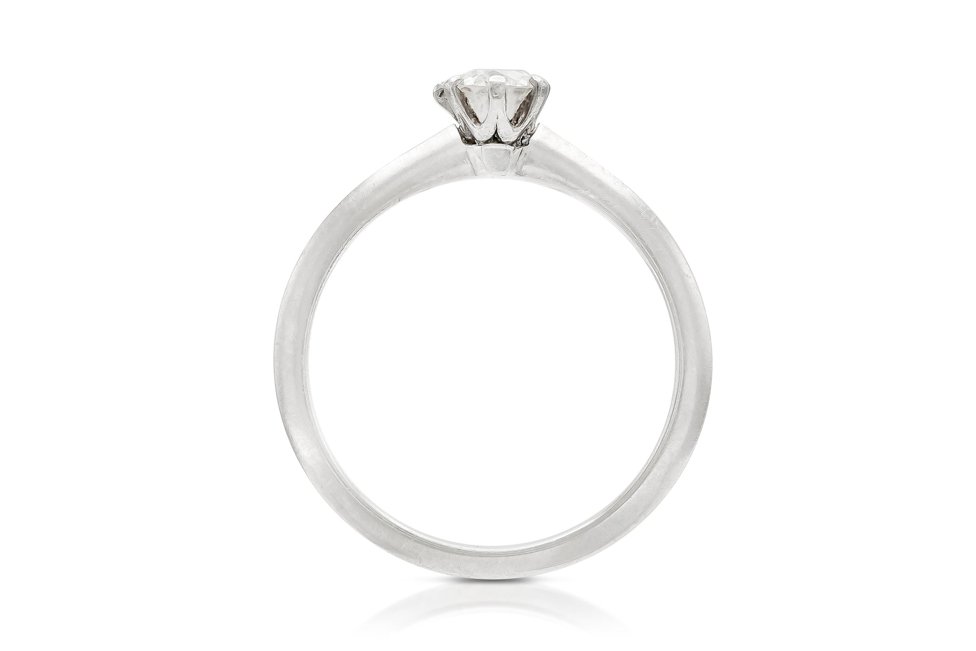 Tiffany & Co. 0.30 Carat Diamond Solitare Engagement Ring