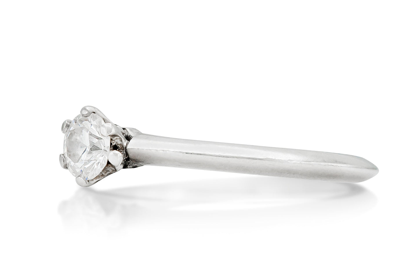 Tiffany & Co. 0.30 Carat Diamond Solitare Engagement Ring