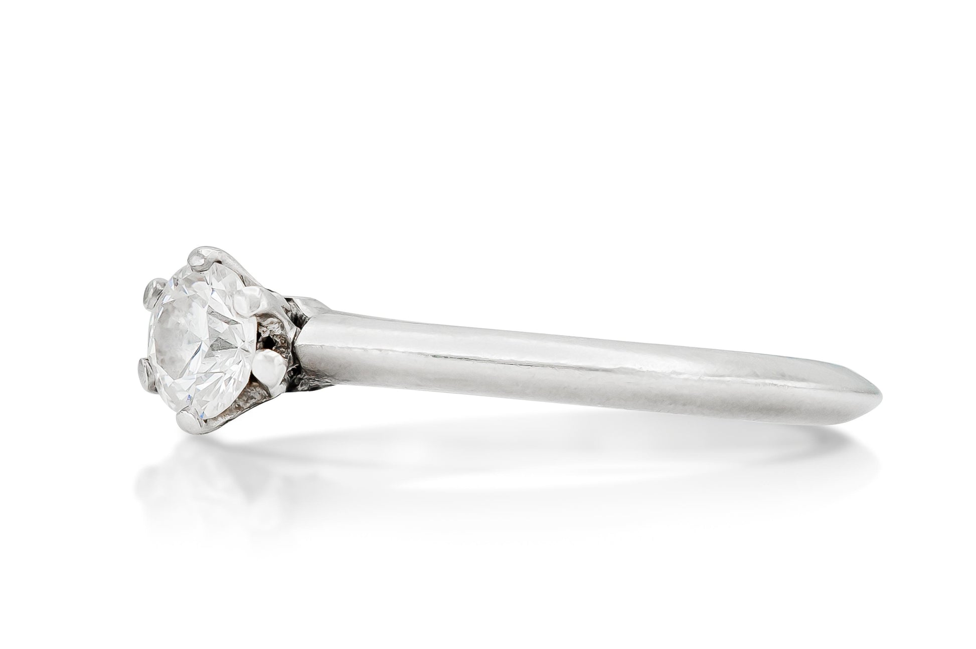 Tiffany & Co. 0.30 Carat Diamond Solitare Engagement Ring