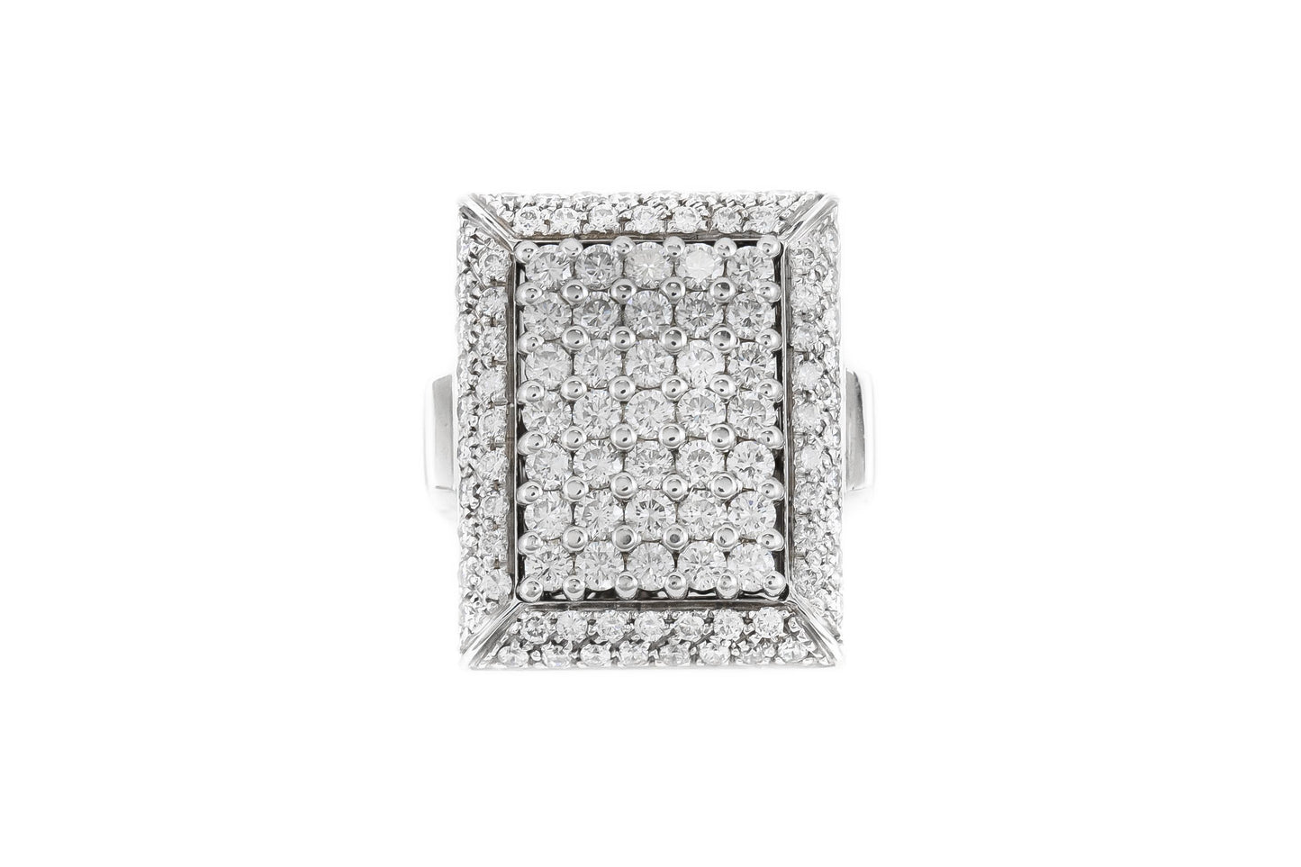 3.50 Carat Diamond Rectangle Ring