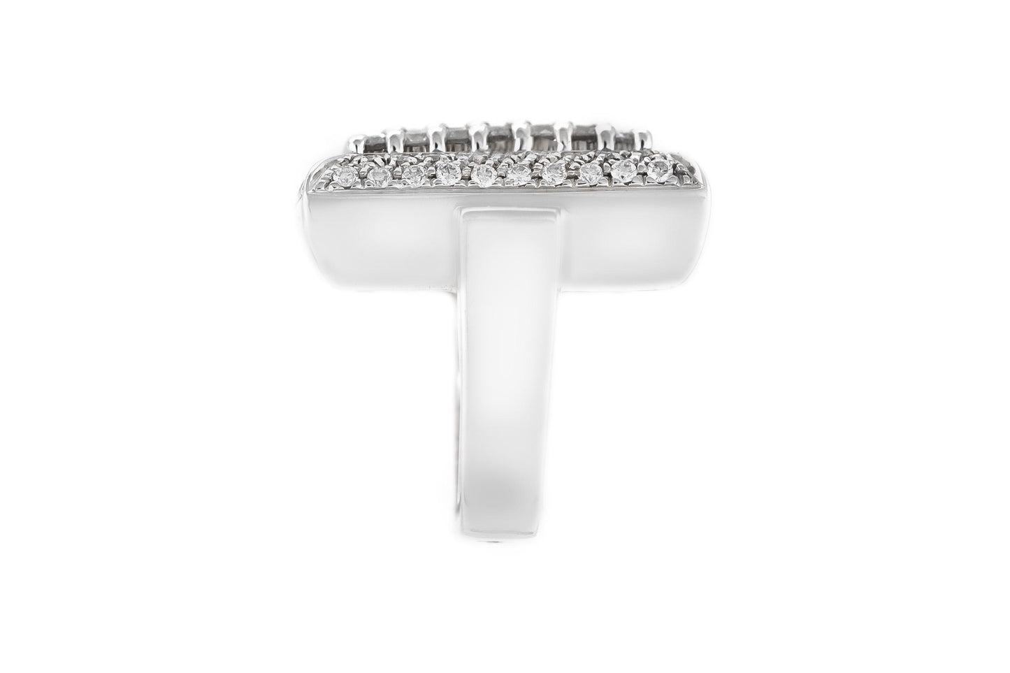 3.50 Carat Diamond Rectangle Ring