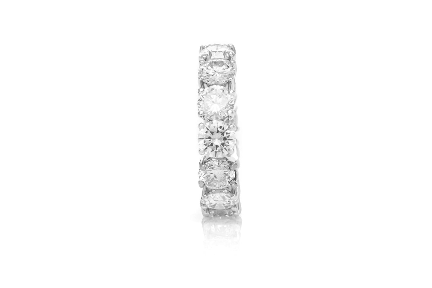 7.00 Carat Round Brilliant Cut Diamond Eternity Band