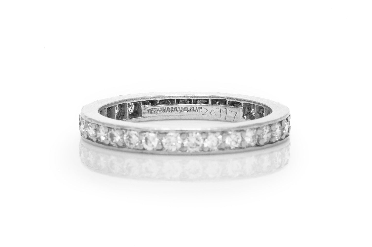 Vintage Tiffany & Co. 1.80 Carat Round Cut Diamond Eternity Band