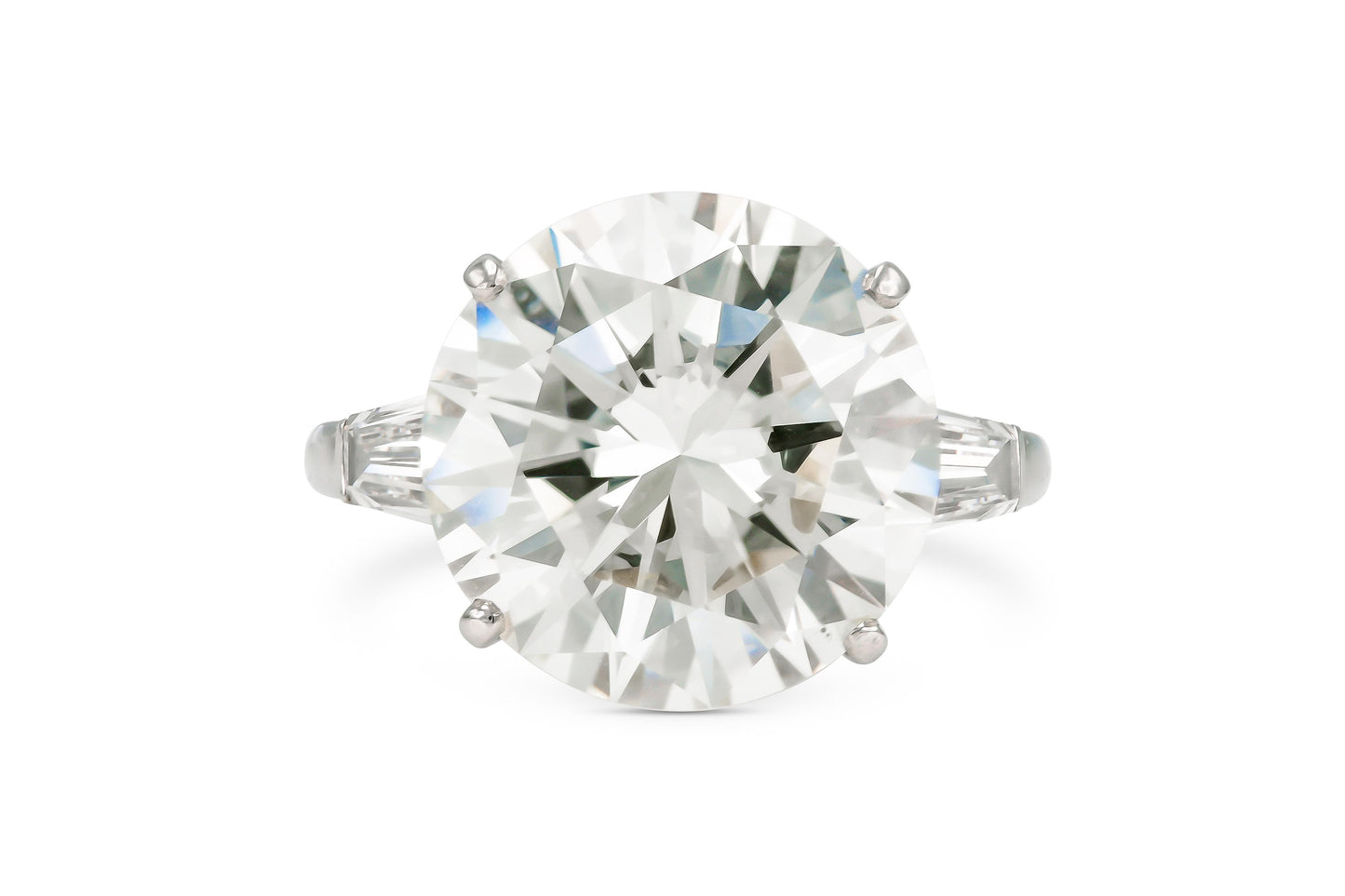 Boucheron 13.48 Carat Round Brilliant Cut Diamond Engagement Ring