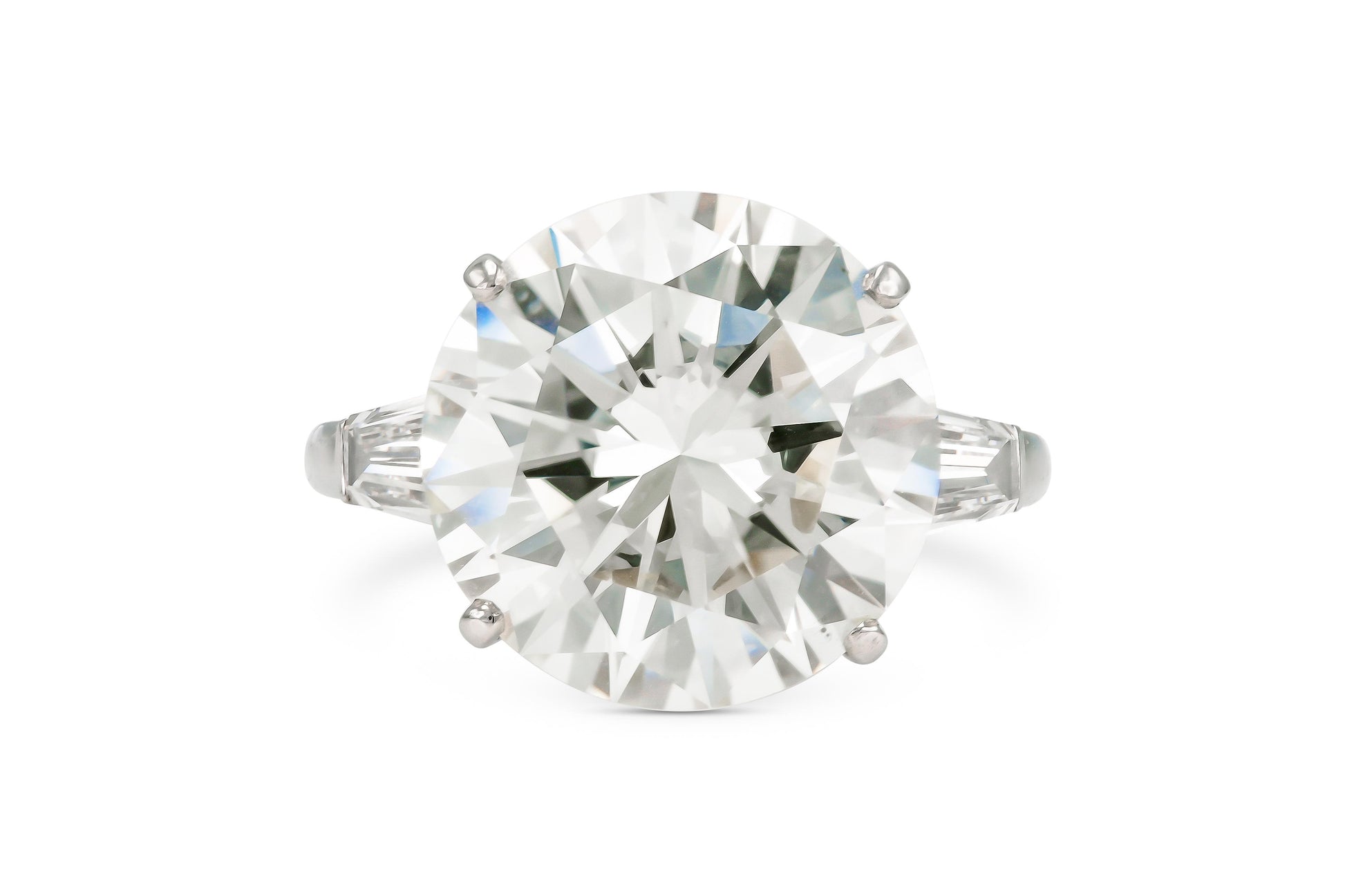Boucheron 13.48 Carat Round Brilliant Cut Diamond Engagement Ring