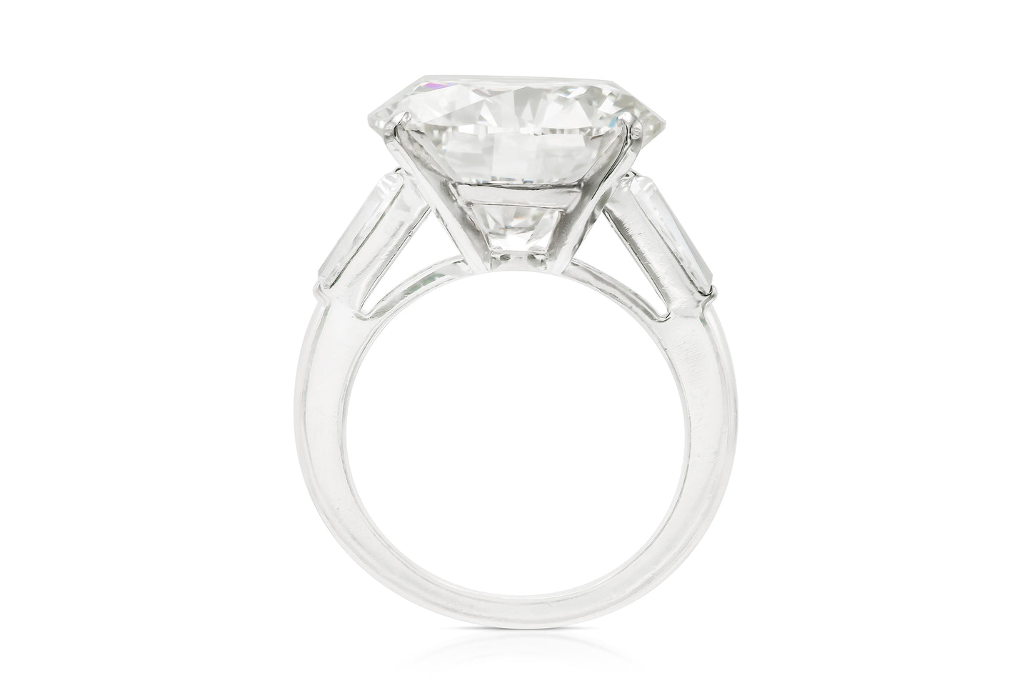 Boucheron 13.48 Carat Round Brilliant Cut Diamond Engagement Ring