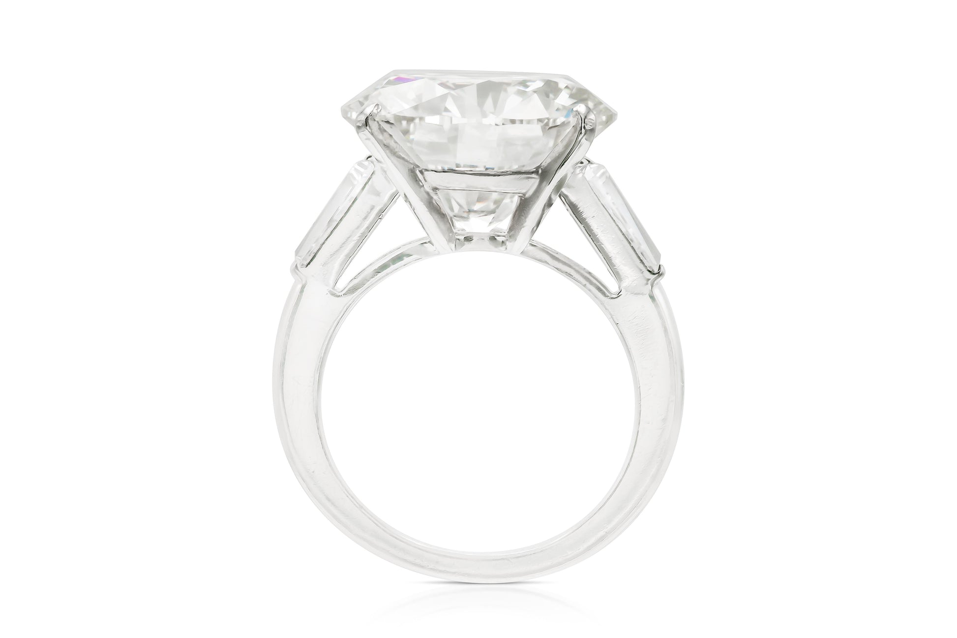 Boucheron 13.48 Carat Round Brilliant Cut Diamond Engagement Ring