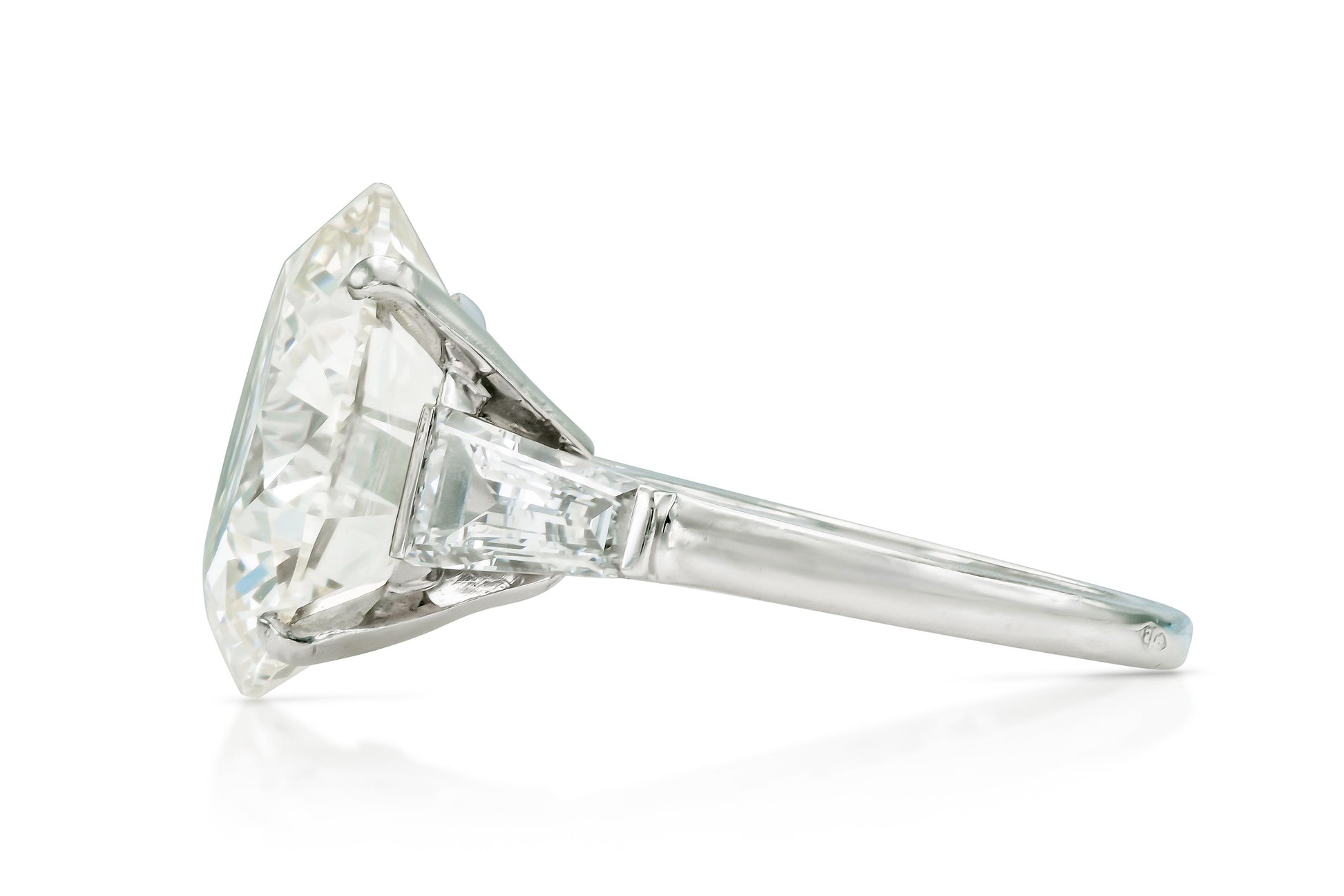 Boucheron 13.48 Carat Round Brilliant Cut Diamond Engagement Ring